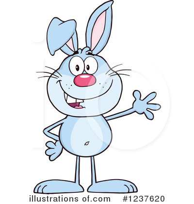 Royalty-Free (RF) Rabbit Clipart Illustration by Hit Toon - Stock Sample #1237620