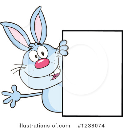 Royalty-Free (RF) Rabbit Clipart Illustration by Hit Toon - Stock Sample #1238074