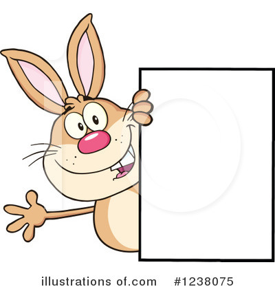 Royalty-Free (RF) Rabbit Clipart Illustration by Hit Toon - Stock Sample #1238075