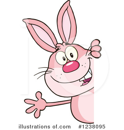 Royalty-Free (RF) Rabbit Clipart Illustration by Hit Toon - Stock Sample #1238095
