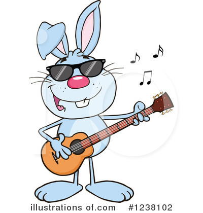 Royalty-Free (RF) Rabbit Clipart Illustration by Hit Toon - Stock Sample #1238102