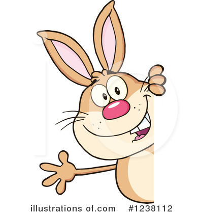 Royalty-Free (RF) Rabbit Clipart Illustration by Hit Toon - Stock Sample #1238112