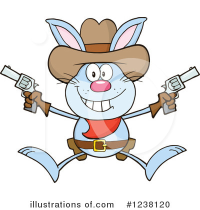 Royalty-Free (RF) Rabbit Clipart Illustration by Hit Toon - Stock Sample #1238120