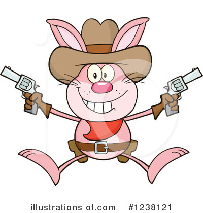 Royalty-Free (RF) Rabbit Clipart Illustration by Hit Toon - Stock Sample #1238121