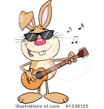 Royalty-Free (RF) Rabbit Clipart Illustration by Hit Toon - Stock Sample #1238125