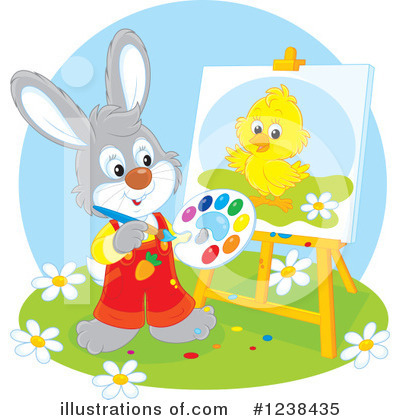 Royalty-Free (RF) Rabbit Clipart Illustration by Alex Bannykh - Stock Sample #1238435