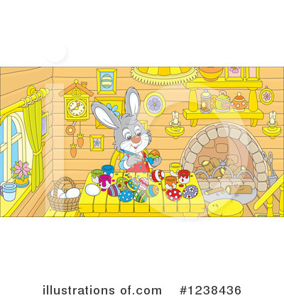Royalty-Free (RF) Rabbit Clipart Illustration by Alex Bannykh - Stock Sample #1238436