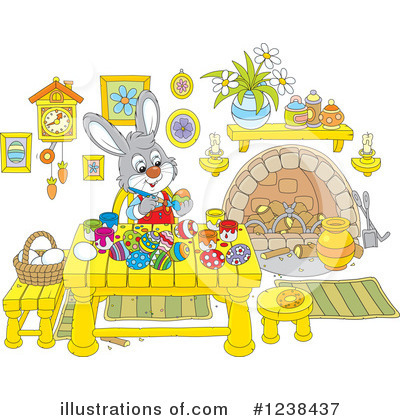 Royalty-Free (RF) Rabbit Clipart Illustration by Alex Bannykh - Stock Sample #1238437