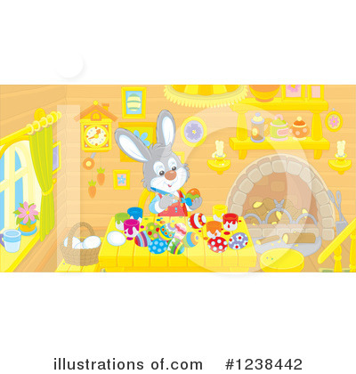 Royalty-Free (RF) Rabbit Clipart Illustration by Alex Bannykh - Stock Sample #1238442