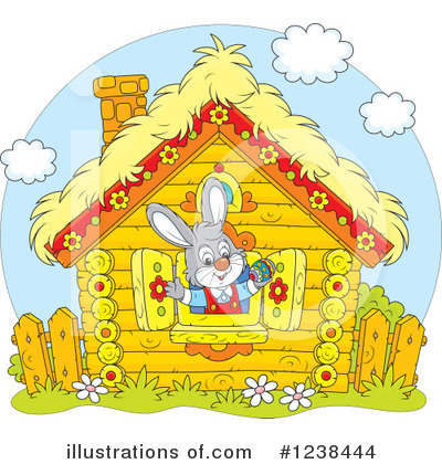 Royalty-Free (RF) Rabbit Clipart Illustration by Alex Bannykh - Stock Sample #1238444