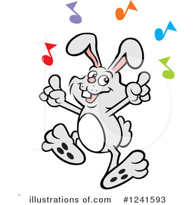 Royalty-Free (RF) Rabbit Clipart Illustration by Johnny Sajem - Stock Sample #1241593