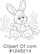 Rabbit Clipart #1245214 by Alex Bannykh