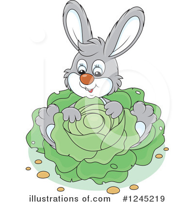 Royalty-Free (RF) Rabbit Clipart Illustration by Alex Bannykh - Stock Sample #1245219