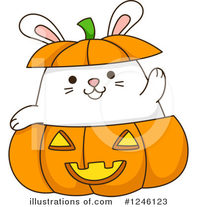 Royalty-Free (RF) Rabbit Clipart Illustration by BNP Design Studio - Stock Sample #1246123