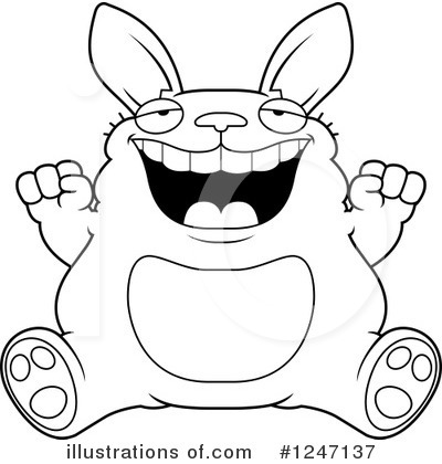 Royalty-Free (RF) Rabbit Clipart Illustration by Cory Thoman - Stock Sample #1247137