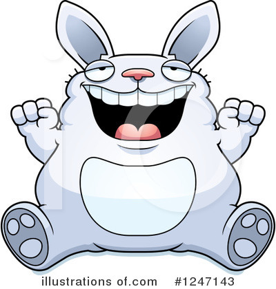 Royalty-Free (RF) Rabbit Clipart Illustration by Cory Thoman - Stock Sample #1247143