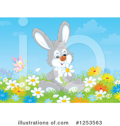 Royalty-Free (RF) Rabbit Clipart Illustration by Alex Bannykh - Stock Sample #1253563