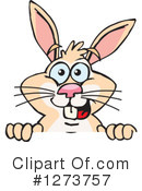 Rabbit Clipart #1273757 by Dennis Holmes Designs