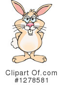 Rabbit Clipart #1278581 by Dennis Holmes Designs