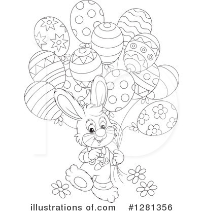 Royalty-Free (RF) Rabbit Clipart Illustration by Alex Bannykh - Stock Sample #1281356