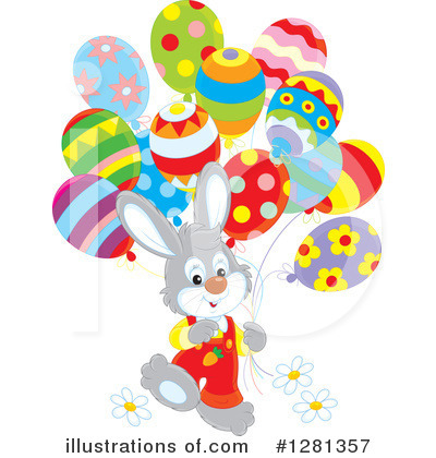 Party Balloon Clipart #1281357 by Alex Bannykh