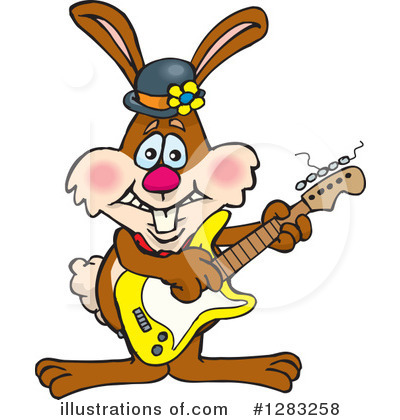 Royalty-Free (RF) Rabbit Clipart Illustration by Dennis Holmes Designs - Stock Sample #1283258