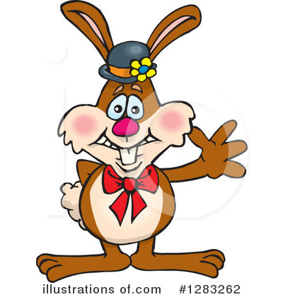 Royalty-Free (RF) Rabbit Clipart Illustration by Dennis Holmes Designs - Stock Sample #1283262