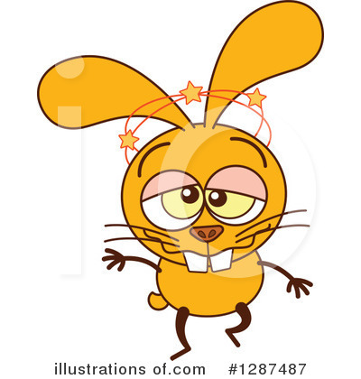 Royalty-Free (RF) Rabbit Clipart Illustration by Zooco - Stock Sample #1287487