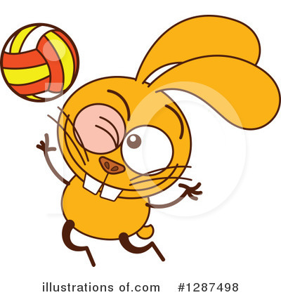 Volleyball Clipart #1287498 by Zooco