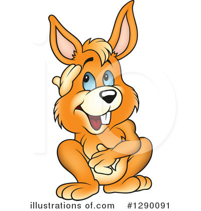 Royalty-Free (RF) Rabbit Clipart Illustration by dero - Stock Sample #1290091