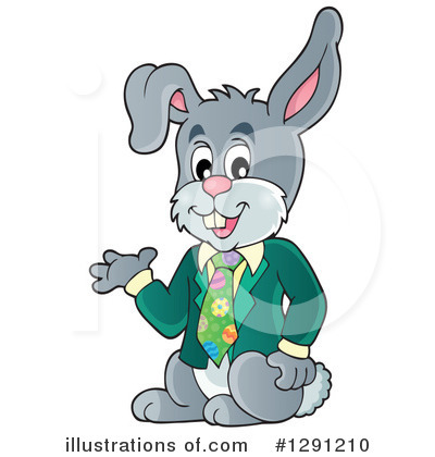 Royalty-Free (RF) Rabbit Clipart Illustration by visekart - Stock Sample #1291210