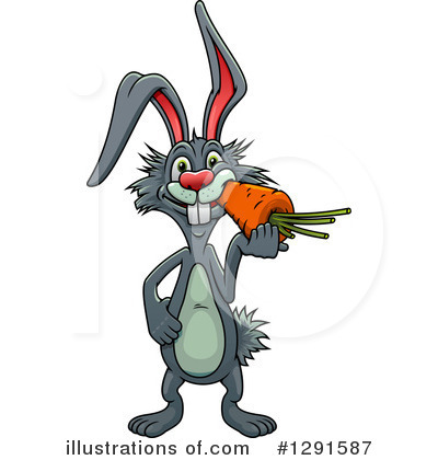 Royalty-Free (RF) Rabbit Clipart Illustration by Vector Tradition SM - Stock Sample #1291587