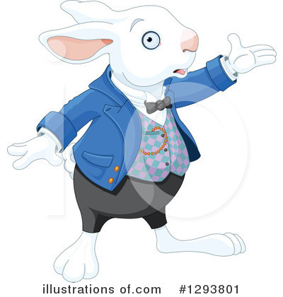 Royalty-Free (RF) Rabbit Clipart Illustration by Pushkin - Stock Sample #1293801