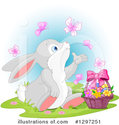 Royalty-Free (RF) Rabbit Clipart Illustration by Pushkin - Stock Sample #1297251
