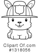 Rabbit Clipart #1318056 by Cory Thoman
