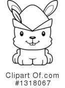 Rabbit Clipart #1318067 by Cory Thoman