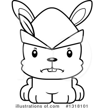 Royalty-Free (RF) Rabbit Clipart Illustration by Cory Thoman - Stock Sample #1318101