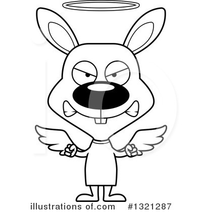 Royalty-Free (RF) Rabbit Clipart Illustration by Cory Thoman - Stock Sample #1321287