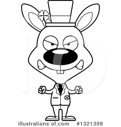 Royalty-Free (RF) Rabbit Clipart Illustration by Cory Thoman - Stock Sample #1321308