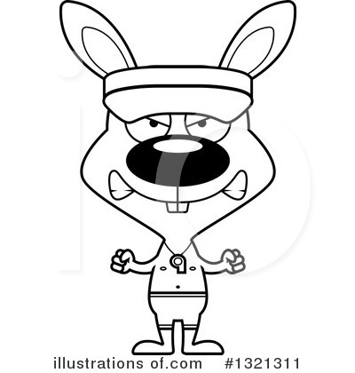 Royalty-Free (RF) Rabbit Clipart Illustration by Cory Thoman - Stock Sample #1321311