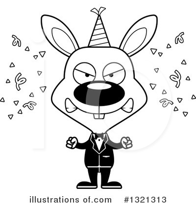 Royalty-Free (RF) Rabbit Clipart Illustration by Cory Thoman - Stock Sample #1321313