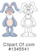 Rabbit Clipart #1345541 by Liron Peer
