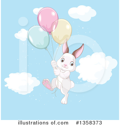 Royalty-Free (RF) Rabbit Clipart Illustration by Pushkin - Stock Sample #1358373