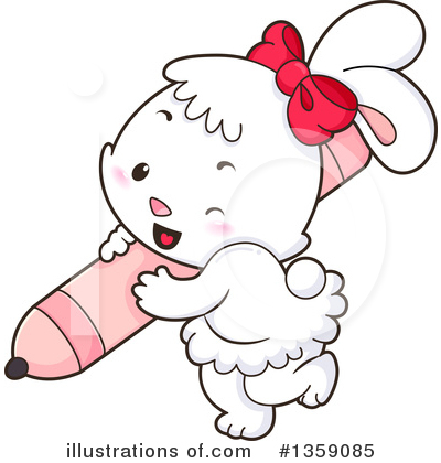 Royalty-Free (RF) Rabbit Clipart Illustration by BNP Design Studio - Stock Sample #1359085