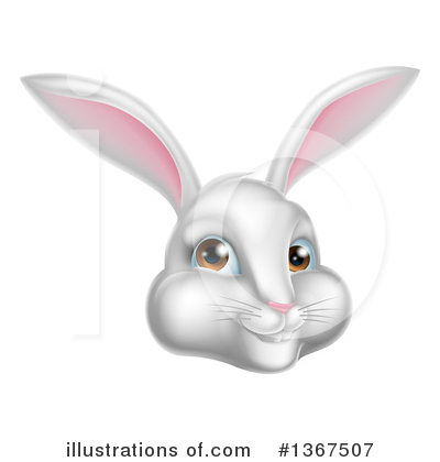 Easter Bunny Clipart #1367507 by AtStockIllustration