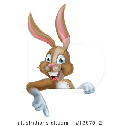 Royalty-Free (RF) Rabbit Clipart Illustration by AtStockIllustration - Stock Sample #1367512