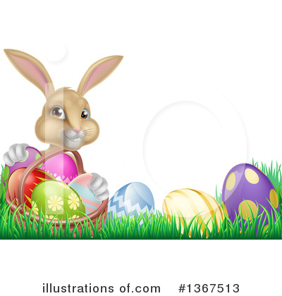 Rabbits Clipart #1367513 by AtStockIllustration