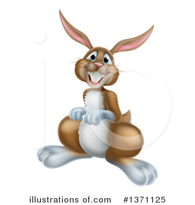 Royalty-Free (RF) Rabbit Clipart Illustration by AtStockIllustration - Stock Sample #1371125