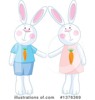 Royalty-Free (RF) Rabbit Clipart Illustration by Pushkin - Stock Sample #1376369