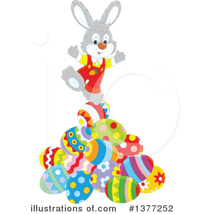 Royalty-Free (RF) Rabbit Clipart Illustration by Alex Bannykh - Stock Sample #1377252